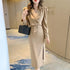 New Fashion Exclusive Two Piece Short Slim Coat with Split Skirt